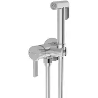 Sapho Iconic - Inbouw bidetkraan, met sproeier, inbouwdeel, chroom AF040