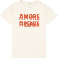 Garcia Shirt oranjerood / wit