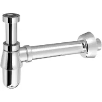 Bonomini Thermotrap Wastafelsifon 5/4" dia 40mm, ABS/chroom