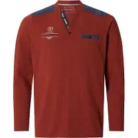 Babista Regular Fit Longsleeve rood, Melange