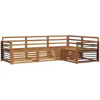 vidaXL Buiten bank set 4 st Naturel Massief Acacia Hout