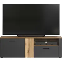Trendteam Esteban TV-meubel grijs, eik decor.