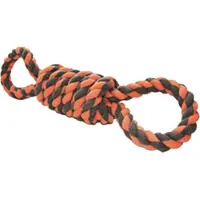Happy pet nuts for knots extreme spoel 8 vorm tugger grijs / oranje 55x11x11 cm