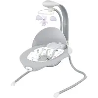 NEW BABY Teddy Plus wipstoel met vibratie - Babyschommelstoel