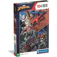Clementoni - Puzzel - 104 Stukjes - Spider-Man - Kinderpuzzel - Vanaf 6 jaar