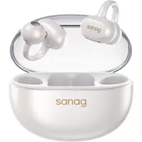Sanag S6S Nova Oorclip Draadloze Bluetooth-koptelefoon Nieuw Botgeleidingconcept Over-Ear Open-Back Sport Hardlopen Ruisonderdrukkende Stijlvolle AI-koptelefoon