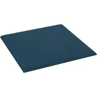 vidaXL Wand Hoofdbord 12 st Blauw Fluweel