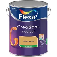 Flexa - Creations Muurverf Extra Mat - Puur Zandstrand - Mengverf - 5 L