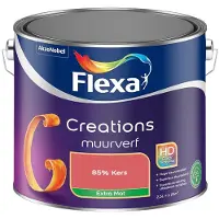 Flexa - Creations Muurverf Extra Mat - 85% Kers - Mengverf - 2,5 L