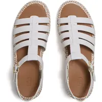 Original Brands Platfforms graphic-weave leather fisherman sandals