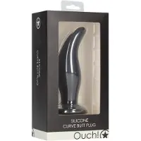 Ouch! - Curve Buttplug - Zwart