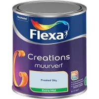 Flexa - Creations Muurverf Extra Mat - Frosted Sky - Mengverf - 1 L