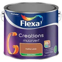 Flexa - Creations Muurverf Extra Mat - Cotta Love - Mengverf - 2,5 L