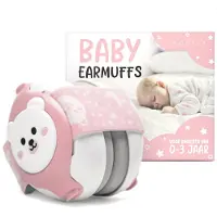 Aquila Koptelefoon Kind & Baby - Gehoorbescherming Baby & Gehoorbescherming Kind - Koptelefoon Baby - Oorkappen Kinderen - Oorbeschermers Baby - 23 dB - BPA-Vrij - Roze - Reistasje