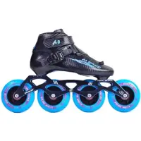 Double FF A3 Race Inline Compleet Zwart / Blauw) Zwart / Blauw 38