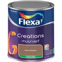 Flexa - Creations Muurverf Extra Mat - Warm Walnut - Mengverf - 1 L