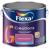 Flexa - Creations Muurverf Zijdemat - Puur Framboos - Mengverf - 2,5 L