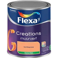 Flexa - Creations Muurverf Extra Mat - Vol Klaproos - Mengverf - 1 L