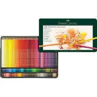Faber-Castell Boîte métal de 120 crayons de couleurs Polychromos
