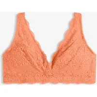 Bonprix Comfortabele bralette met zacht biologisch katoen en kant maat 80