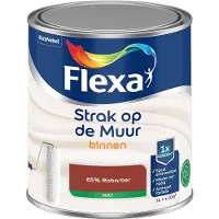 Flexa - Strak Op De Muur Binnen Mat - 85% Rabarber - Mengverf - 1 L