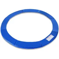 NaiZy Trampoline randbescherming Ø244 cm trampolinehoes UV-bescherming scheurvaste trampoline rand PVC PE trampoline veerhoes accessoires randbescherming trampoline reserveonderdelen, blauw