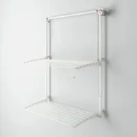 Foxydry Wall Plus 108 cm White - wanddroogrek -bediening rechts- 108 x 52 x 137 cm