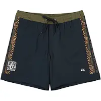 Quiksilver - Surfsilk Nomad Volley 17 Boardshort Black voor Heren van Gerecycled Polyester - Maat S - Zwart