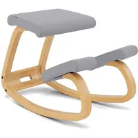Varier Stokke Variable balans kniestoel Grijs/Lichtbruin Tonal