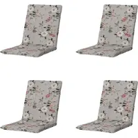 Madison stapelstoelkussen julliete - 97x49x5cm set van 4