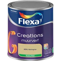 Flexa - Creations Muurverf Extra Mat - 85% Helmgras - Mengverf - 1 L