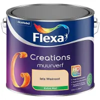 Flexa - Creations Muurverf Extra Mat - Iets Walnoot - Mengverf - 2,5 L