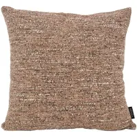 NOVÉE Chenille bruin/terra beige kussenhoes | | polyester