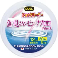 Duel Fish Cannot See Pink 50 M Flurocarbon Transparant 0.370 mm