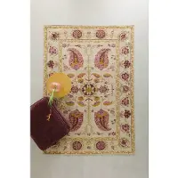 NOUS vloerkleed Romina roze/burgundy (290x200cm)