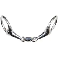 Jansen Pony 12mm dubbelgebroken bustrens (Maat bit: 8,5 cm)