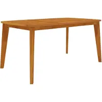 vidaXL Tuintafel 160x90x75 cm massief acaciahout