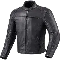 MUGENRACE Sakliot Zwarte Leren Jas Maat 4XL