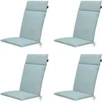 Madison tuintstoelkussen hoge rug eco-line - 120x50x4cm set van 4