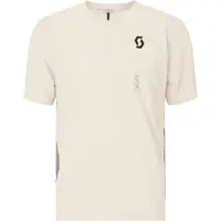 SCOTT - Tee Vertic Zip S/S - Fietsshirt M, wit