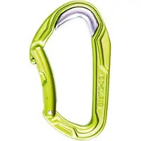 Edelrid Bulletproof Bent II Karabijnhaak, groen 2023 Karabijnhaken