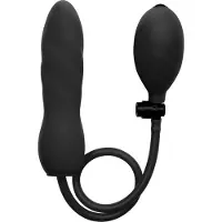 Shots - Ouch! Inflatable Silicone Twist - Black