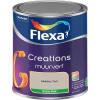 Flexa - Creations Muurverf Extra Mat - Midden Turf - Mengverf - 1 L