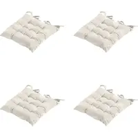 Madison zitkussen napels - 46x46x8cm set van 4
