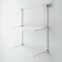 Foxydry Wall Plus 128 cm White - wanddroogrek -bediening rechts- 128 x 52 x 137 cm
