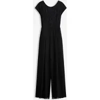 Bonprix Jumpsuit met kant en inzetstuk van chiffon maat 40