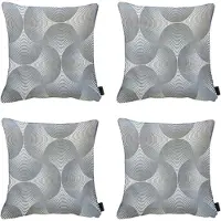 Madison Sierkussen Napels Rondo Grey Water Reppelent Coating (50 x 50 cm)