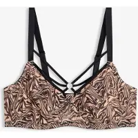 Bonprix Minimizer bh met sierdetails en mesh met print maat 95