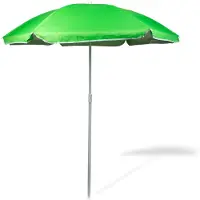 HomeShopXL Strandparasol 135 cm - Parasol Met UV Bescherming UPF 40 - Lichtgewicht Strandparasol Met Kantelbaar Frame - Makkelijk Mee Te Nemen - Groen