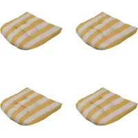 Madison Wickerkussen Amora Mustard (46 x 46 cm)